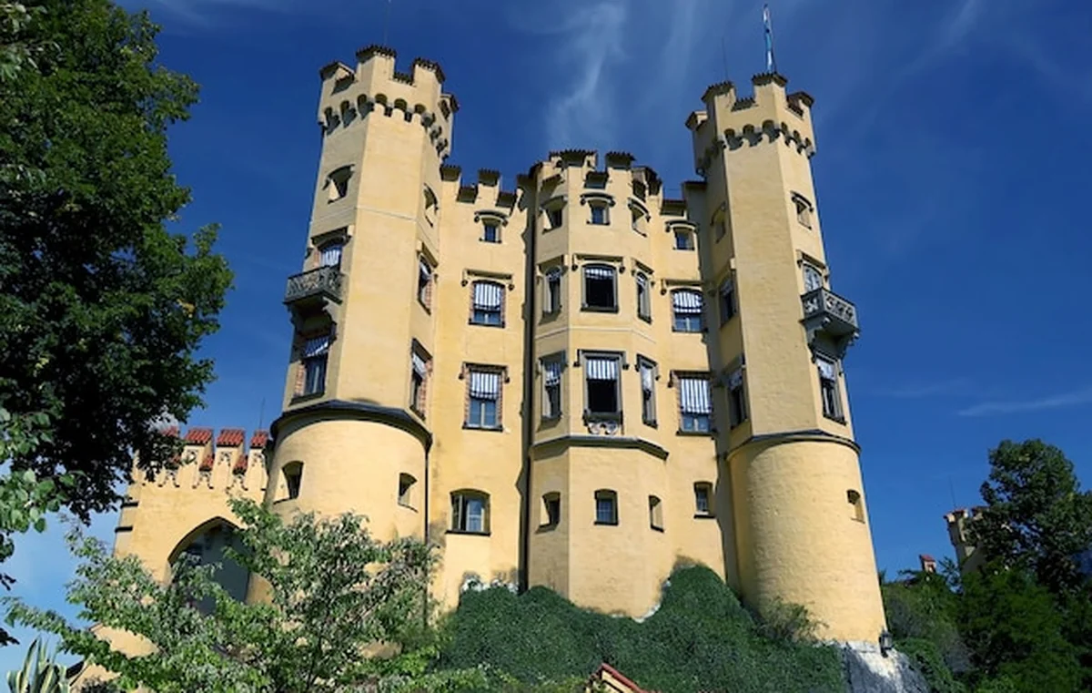 Zamek Neuschwanstein w Niemczech