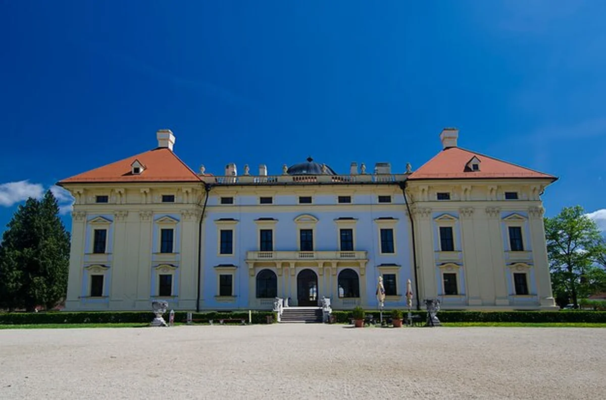 Zamek w Sławkowie - Austerlitz koło Brna, Czechy